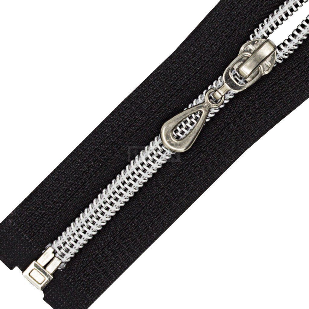 Молния спиральная (витая) тип 7 70см арт.0325 разъем цв 322 зв серебро (уп 100шт) — ПФКР Молния спиральная (витая) тип 7 70см арт.0325 разъем цв 322 зв серебро (уп 100шт)