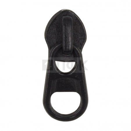 Бегунок для спиральной (витой) молнии тип 7 галант цв 322 черный (уп 1000шт/10000шт) арт.NR KKY