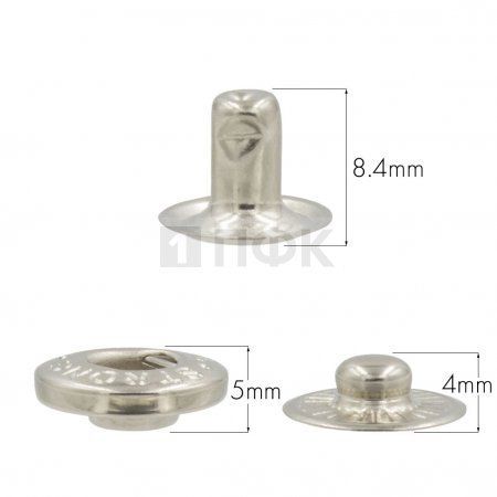 3 Части кнопки для одежды 15мм Альфа сталь цв никель (уп 720шт) STRONG 3 Части кнопки для одежды 15мм Альфа сталь цв никель (уп 720шт) STRONG