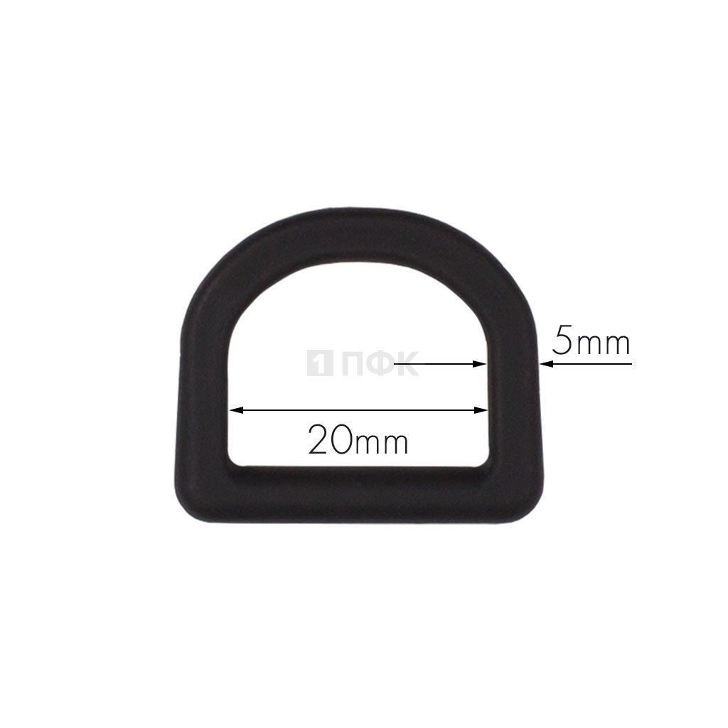 Полукольцо ПК-20 ПП 20мм цв черный (уп 1000шт) — ПФКР Полукольцо ПК-20 ПП 20мм цв черный (уп 1000шт)