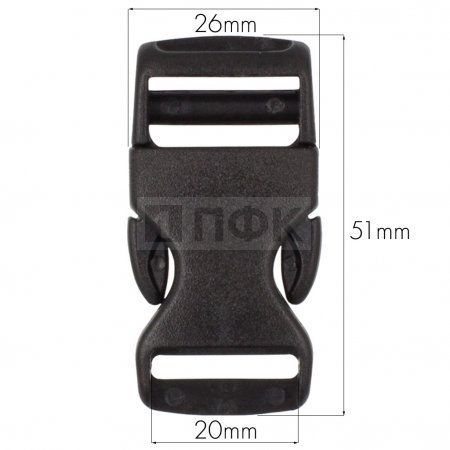 Фастекс (защелка-трезубец) арт.В3-100 РОМ 20 мм цв черный (уп 100шт/1000шт) Фастекс (защелка-трезубец) арт.В3-100 РОМ 20 мм цв черный (уп 100шт/1000шт)