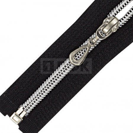 Молния спиральная (витая) тип 7 70см арт.0325 разъем цв 322 зв серебро (уп 100шт) Молния спиральная (витая) тип 7 70см арт.0325 разъем цв 322 зв серебро (уп 100шт)