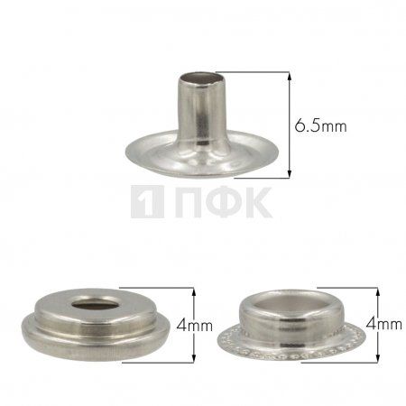 3 Части кнопки для одежды 15мм №61 нерж цв никель (уп 720шт) NEW STAR 3 Части кнопки для одежды 15мм №61 нерж цв никель (уп 720шт) NEW STAR