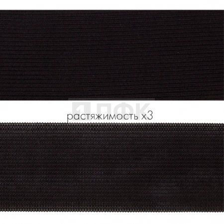Резинка вязанная 60мм 19.98 гр/м цв черный (рул 40м/уп 200м) Резинка вязанная 60мм 19.98 гр/м цв черный (рул 40м/уп 200м)