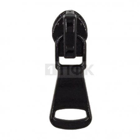 Бегунок для спиральной (витой) молнии тип 7 автомат арт.C8 цв черный лакир. (уп 500шт/5000шт)