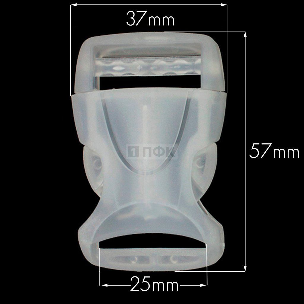 Фастекс Ф-125 (защелка-трезубец) ПП 25мм цв прозрачный (уп 1000шт) — ПФКР Фастекс Ф-125 (защелка-трезубец) ПП 25мм цв прозрачный (уп 1000шт)