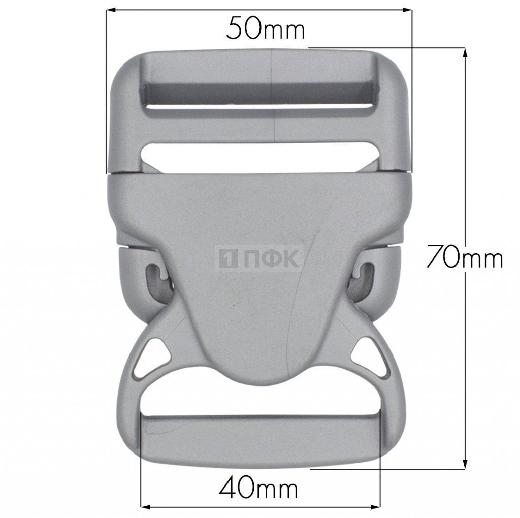 Фастекс НФ-40 (защелка-трезубец) ПА 40мм цв серебро (уп 1000шт) — ПФКР Фастекс НФ-40 (защелка-трезубец) ПА 40мм цв серебро (уп 1000шт)