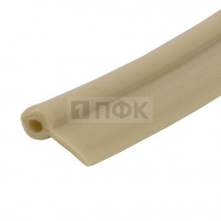 Пластиковый кант Кедер раздвоенный вторичное сырье 3,5мм/6мм цв бежевый (уп 250м/1000м)