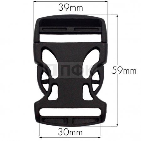 Фастекс Ф-30/3 (защелка-трезубец) ПФЛ 30мм цв черный (уп 1000шт) Фастекс Ф-30/3 (защелка-трезубец) ПФЛ 30мм цв черный (уп 1000шт)