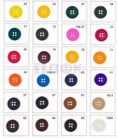 Пуговица 51850-18 ПА 18мм цв в ассортименте (уп 1000шт)