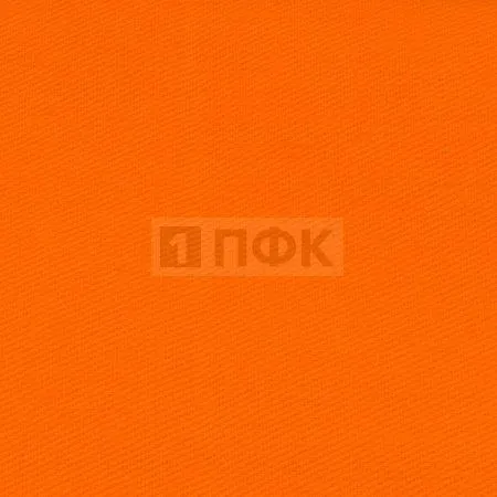 Ткань Твил 210гр/м2 20хб/80пэ шир 150 цв 03 оранжевый неон(рул 70м)