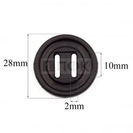 Пуговица Канада-28 ПП 28мм цв черный (уп 1000шт) Пуговица Канада-28 ПП 28мм цв черный (уп 1000шт)