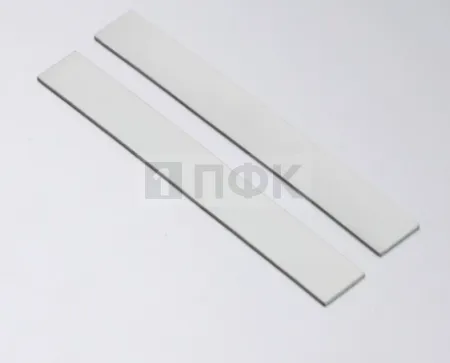 Магнитный крепеж для одежды ПРЯМОУГОЛЬНИК 138*18*1,2мм (100 пар) "SmFeN"