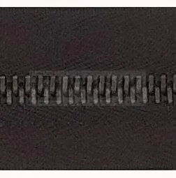 Молния металлическая тип 8 60см разъем цв 304 зв оксид (уп 50шт)