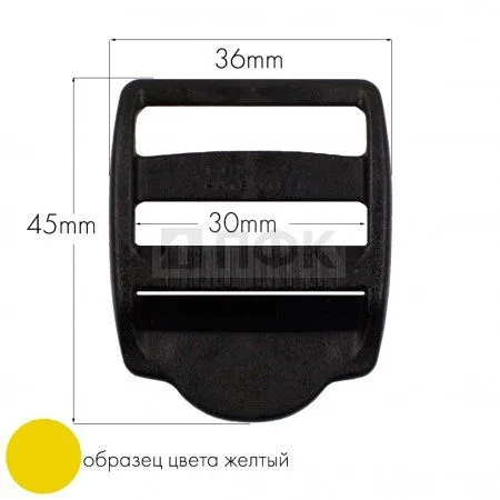 Пряжка трехщелевая ТЩ-30 ПФЛ 30мм цв желтый (уп 1000шт/10000шт) Пряжка трехщелевая ТЩ-30 ПФЛ 30мм цв желтый (уп 1000шт/10000шт)